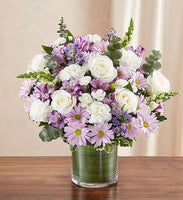 CHERISHED MEMORIES LAVENDER AND WHITE