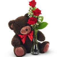 Exquisite Roses and Teddy