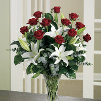 Premium Lily & Red Rose Bouquet